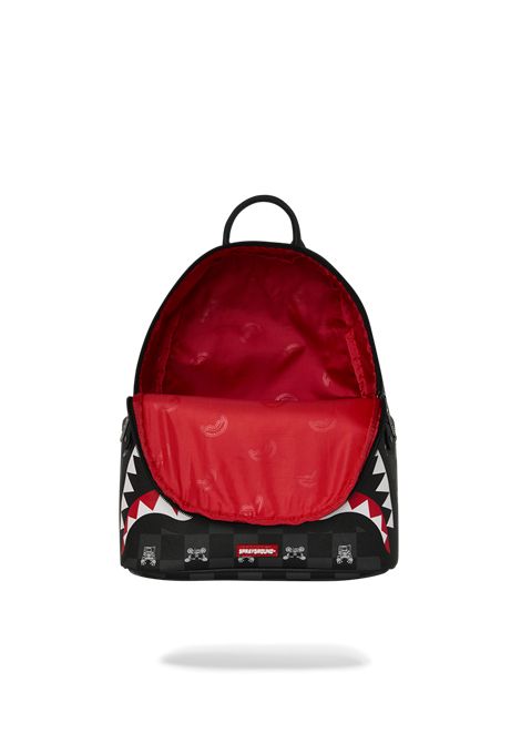 Zaino con Shark Mouth SPRAYGROUND | 910B8908NSZGRAY PEEKING CHARACTER CHECKSA